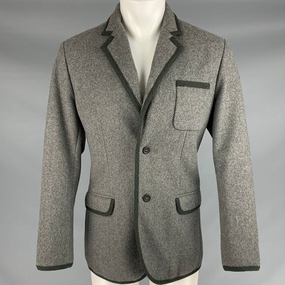 MARC by MARC JACOBS Size M Charcoal Grey Wool Blend Sport Coat - Picture 1 of 8